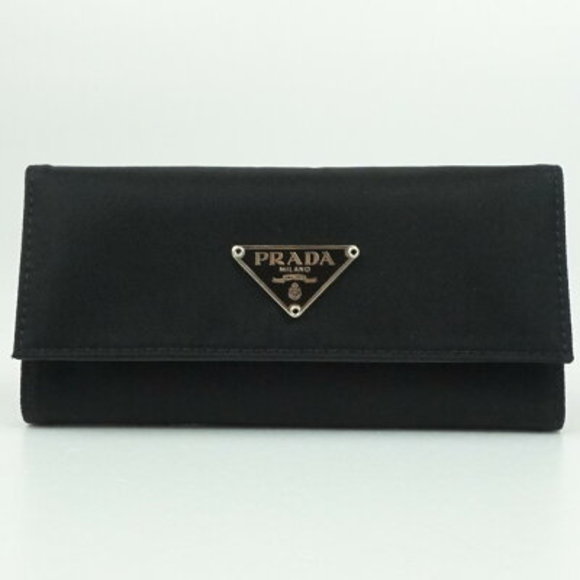 Prada Case Black Nylon Leather Key Accessory - Picture 1 of 7